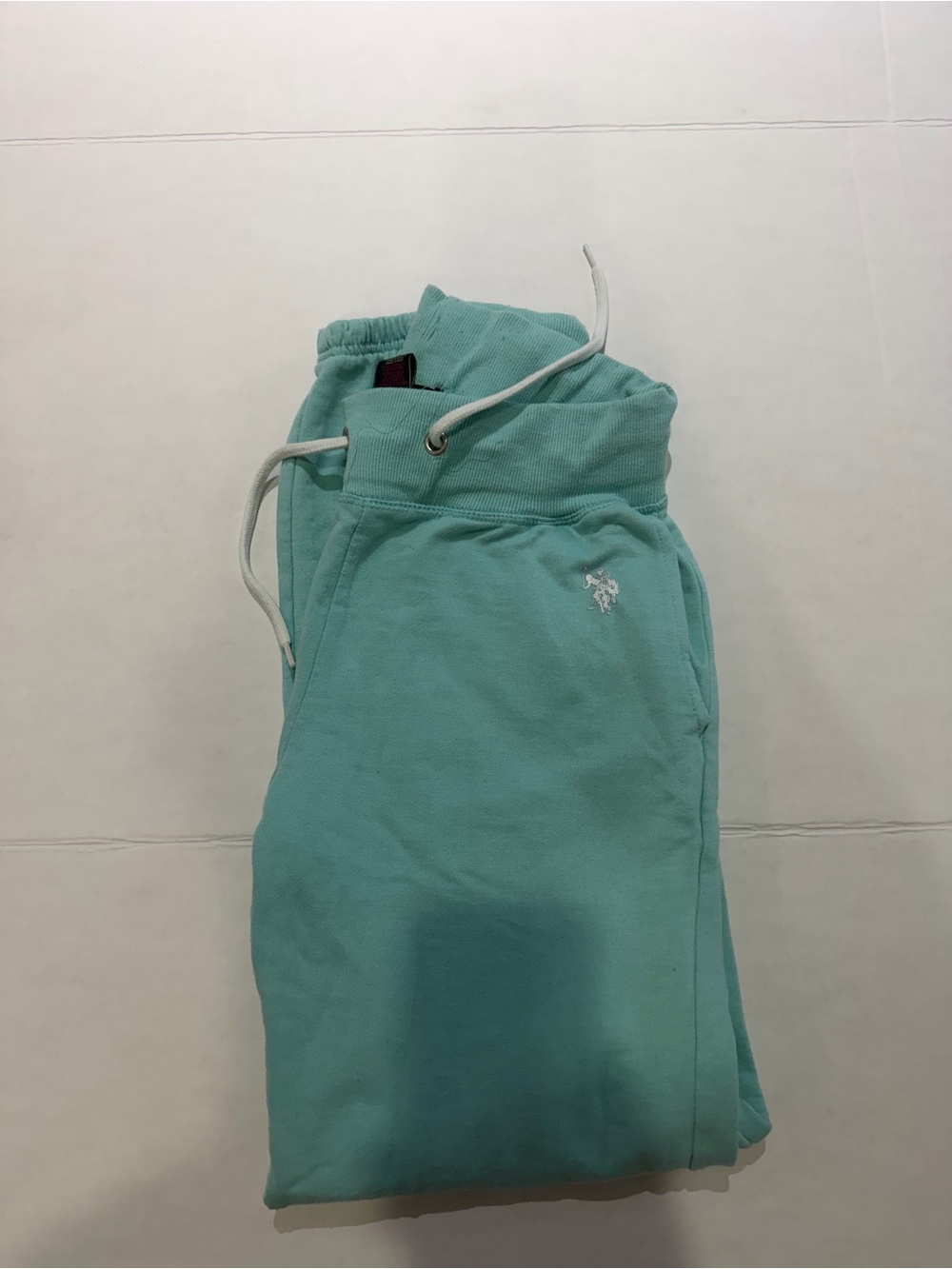 U.S. Polo Assn. Mint Green Drawstring Joggers/sweats